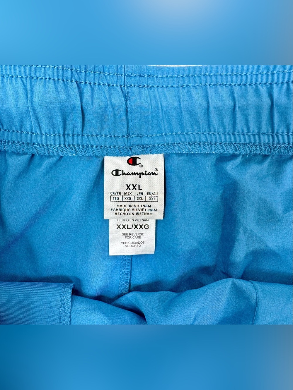 Champion Men's Performance Blue 2XL Woven Pockets 8" Inseam Cargo Short NWT - Picture 4 of 11